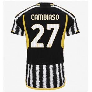 Juventus Andrea Cambiaso #27 Hemmatröja 2023-24 Kortärmad